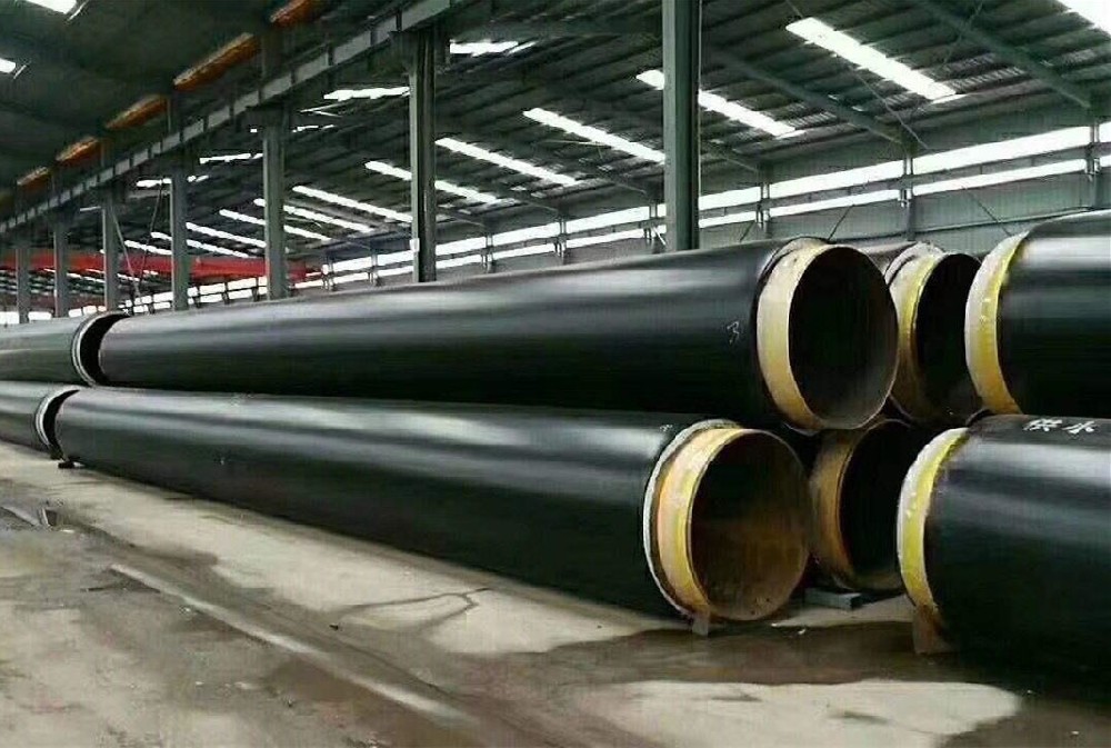 Steel sleeve steel insulation pipe insulation structure
