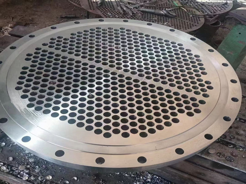 Tube plate flange