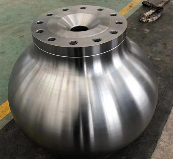 Spherical flange